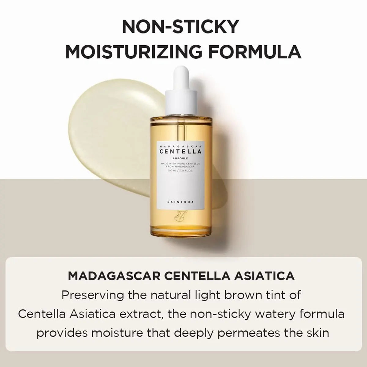 SKIN1004 Madagascar Centella Ampoule, Deep Hydrating & Moisturizing, Daily Soothing Skincare, Korean Cosmetics, Korean Skincare
