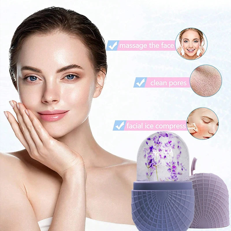 Face and Eye Ice Roller, Face Beauty Ice Roller, Facial Ice Massage Beauty