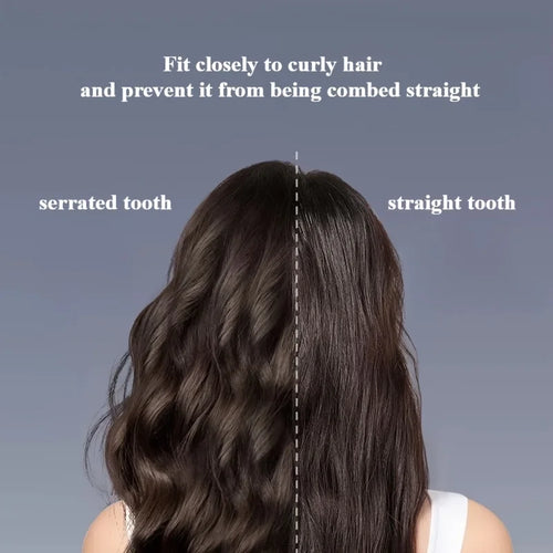 1pc Dual Wide-Tooth Hair Combs, Ideal for Long Curls & Voluminous Styles