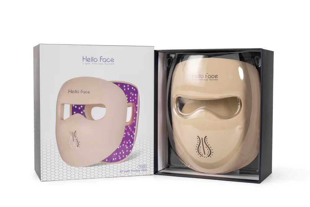 LED Face & Neck Light Therapy silicone Mask